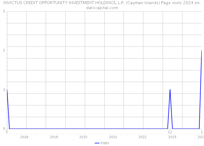 INVICTUS CREDIT OPPORTUNITY INVESTMENT HOLDINGS, L.P. (Cayman Islands) Page visits 2024 