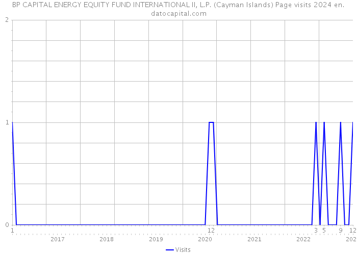 BP CAPITAL ENERGY EQUITY FUND INTERNATIONAL II, L.P. (Cayman Islands) Page visits 2024 