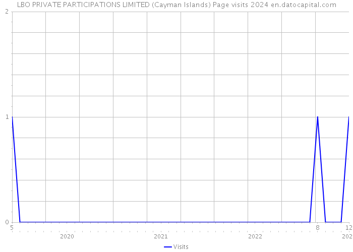 LBO PRIVATE PARTICIPATIONS LIMITED (Cayman Islands) Page visits 2024 