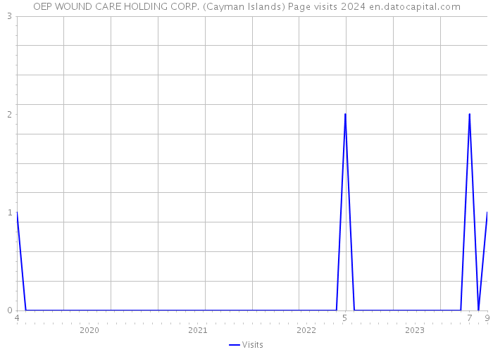 OEP WOUND CARE HOLDING CORP. (Cayman Islands) Page visits 2024 