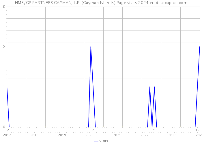 HM3/GP PARTNERS CAYMAN, L.P. (Cayman Islands) Page visits 2024 