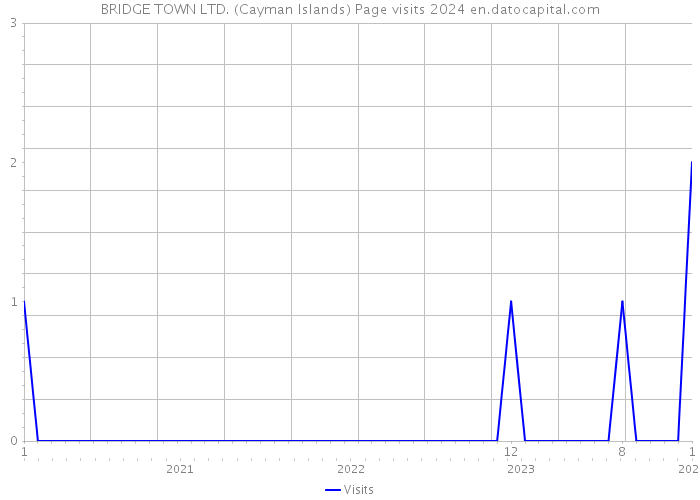 BRIDGE TOWN LTD. (Cayman Islands) Page visits 2024 