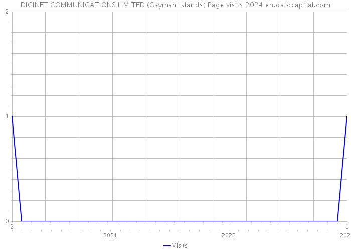 DIGINET COMMUNICATIONS LIMITED (Cayman Islands) Page visits 2024 