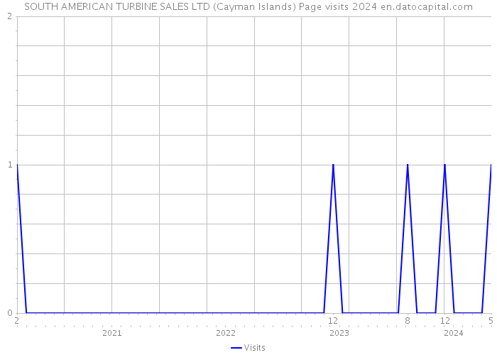 SOUTH AMERICAN TURBINE SALES LTD (Cayman Islands) Page visits 2024 