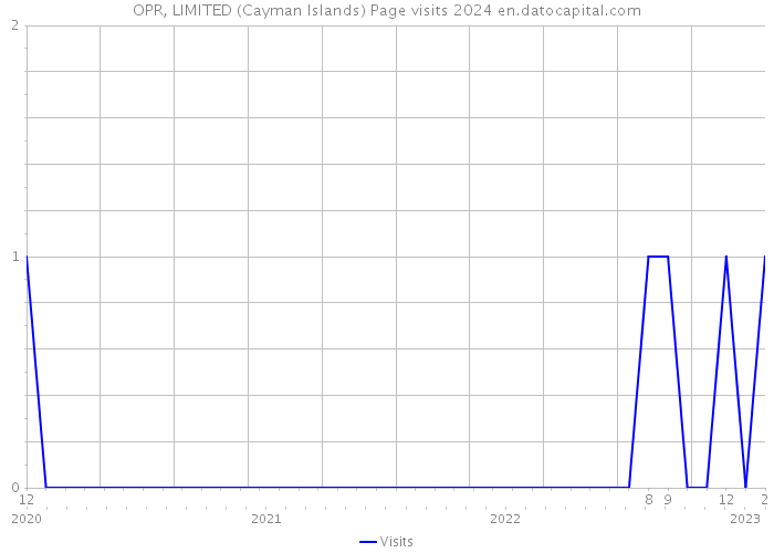 OPR, LIMITED (Cayman Islands) Page visits 2024 