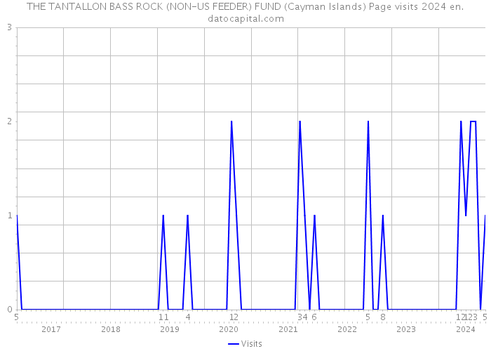 THE TANTALLON BASS ROCK (NON-US FEEDER) FUND (Cayman Islands) Page visits 2024 