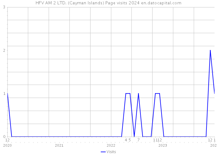 HFV AM 2 LTD. (Cayman Islands) Page visits 2024 