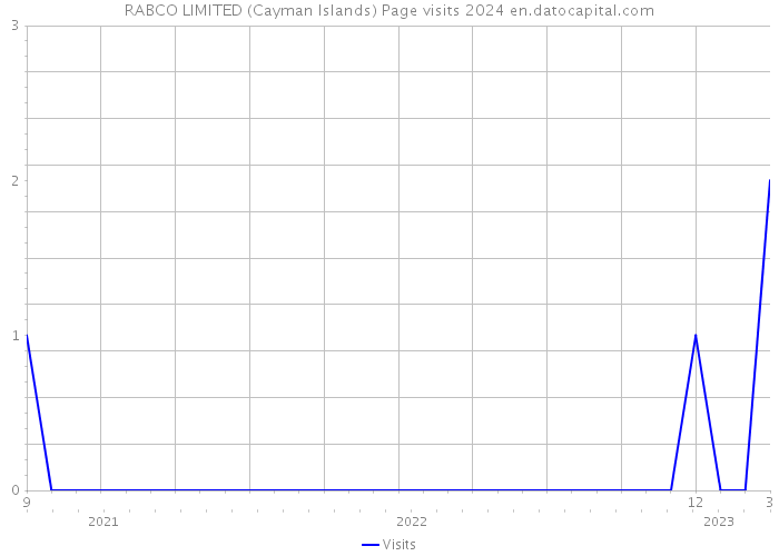 RABCO LIMITED (Cayman Islands) Page visits 2024 