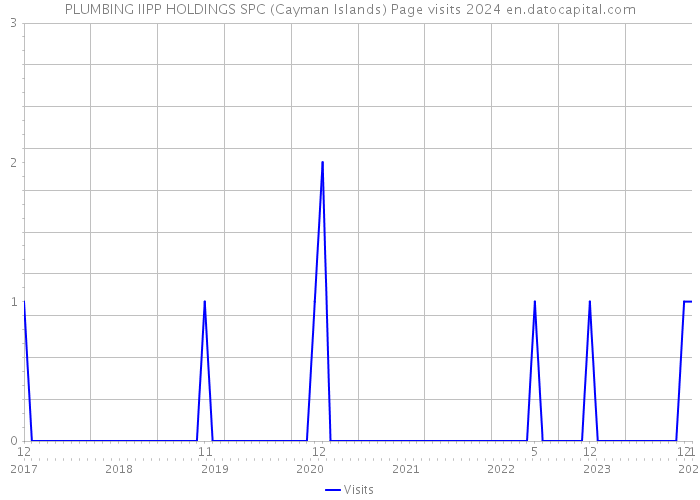 PLUMBING IIPP HOLDINGS SPC (Cayman Islands) Page visits 2024 