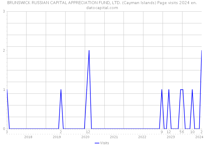 BRUNSWICK RUSSIAN CAPITAL APPRECIATION FUND, LTD. (Cayman Islands) Page visits 2024 