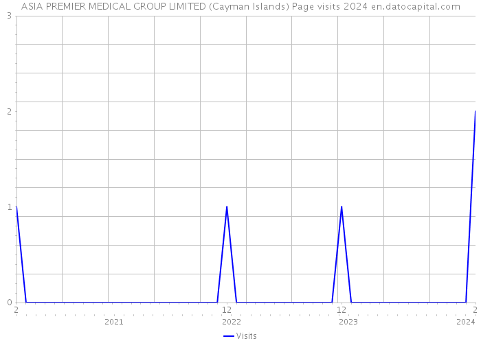 ASIA PREMIER MEDICAL GROUP LIMITED (Cayman Islands) Page visits 2024 