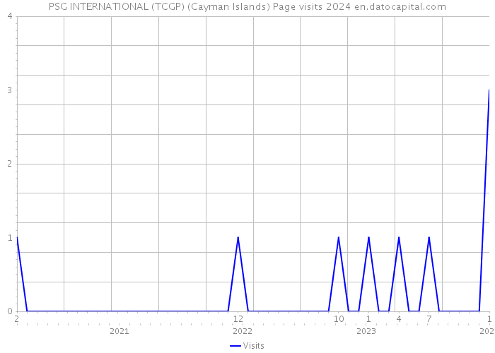 PSG INTERNATIONAL (TCGP) (Cayman Islands) Page visits 2024 