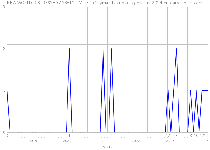 NEW WORLD DISTRESSED ASSETS LIMITED (Cayman Islands) Page visits 2024 