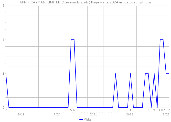 BPN - CAYMAN, LIMITED (Cayman Islands) Page visits 2024 