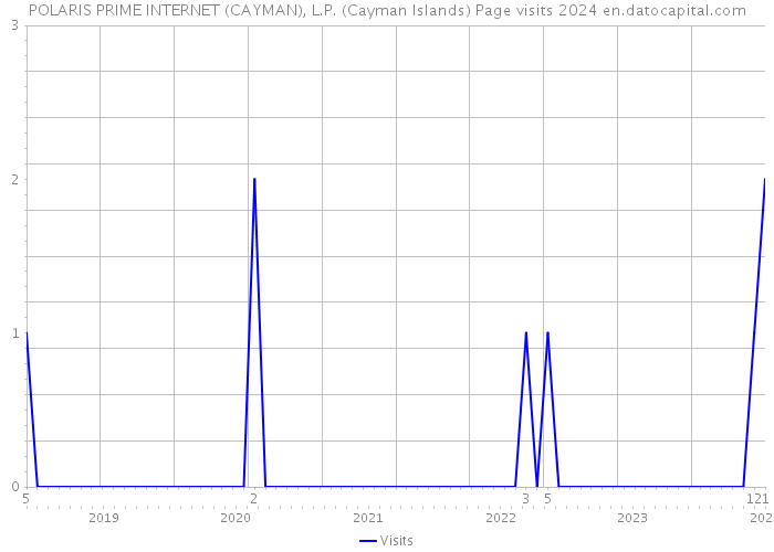 POLARIS PRIME INTERNET (CAYMAN), L.P. (Cayman Islands) Page visits 2024 