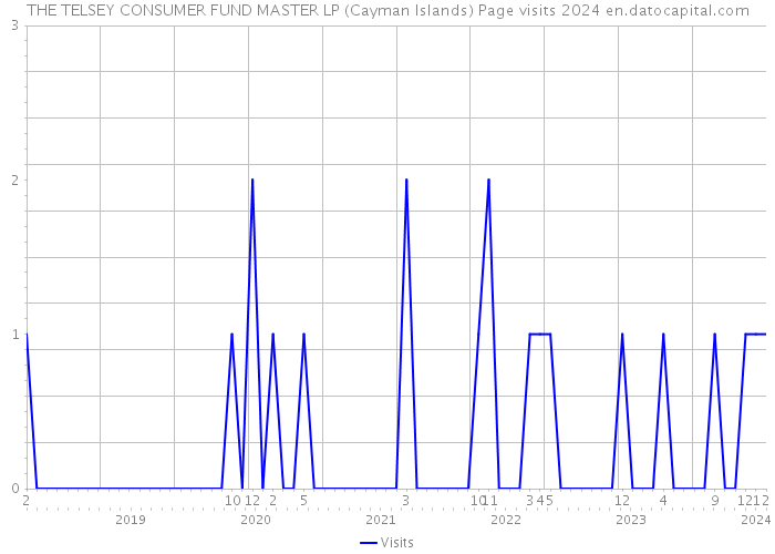 THE TELSEY CONSUMER FUND MASTER LP (Cayman Islands) Page visits 2024 