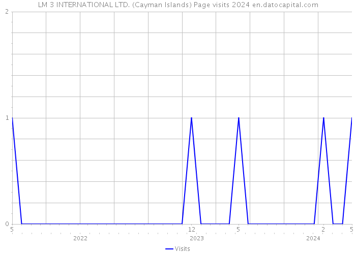 LM 3 INTERNATIONAL LTD. (Cayman Islands) Page visits 2024 
