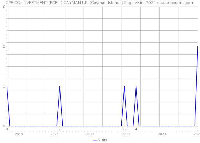 CPE CO-INVESTMENT (BCE II) CAYMAN L.P. (Cayman Islands) Page visits 2024 