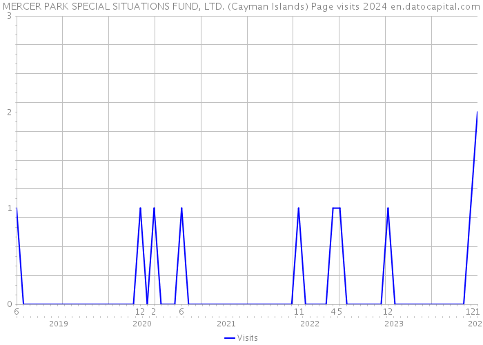 MERCER PARK SPECIAL SITUATIONS FUND, LTD. (Cayman Islands) Page visits 2024 