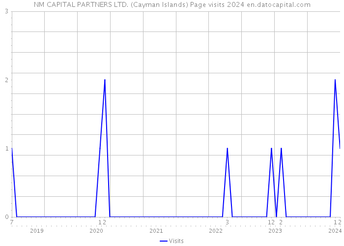 NM CAPITAL PARTNERS LTD. (Cayman Islands) Page visits 2024 