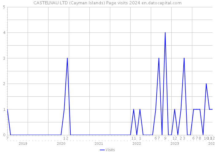 CASTELNAU LTD (Cayman Islands) Page visits 2024 