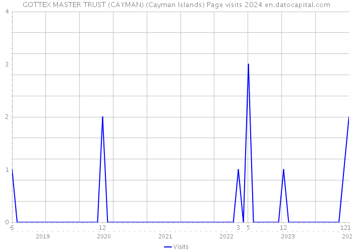 GOTTEX MASTER TRUST (CAYMAN) (Cayman Islands) Page visits 2024 