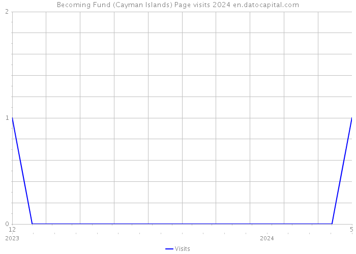 Becoming Fund (Cayman Islands) Page visits 2024 