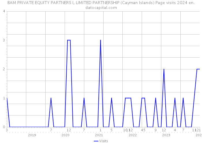 BAM PRIVATE EQUITY PARTNERS I, LIMITED PARTNERSHIP (Cayman Islands) Page visits 2024 