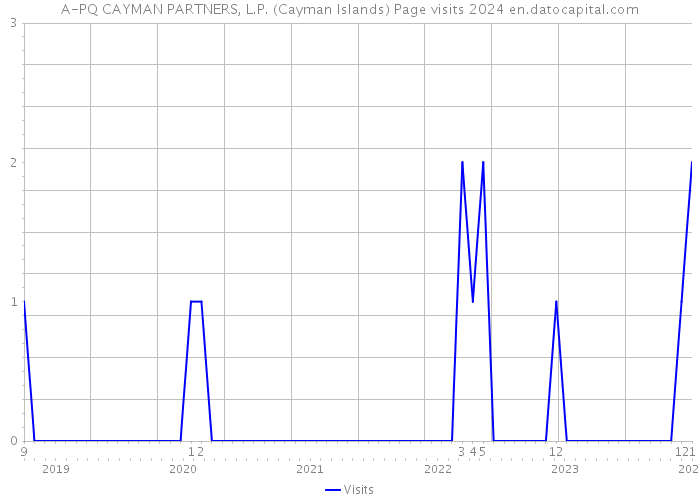 A-PQ CAYMAN PARTNERS, L.P. (Cayman Islands) Page visits 2024 