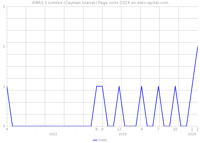 AWAS 3 Limited (Cayman Islands) Page visits 2024 