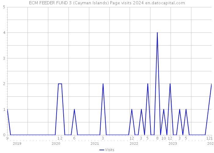 ECM FEEDER FUND 3 (Cayman Islands) Page visits 2024 