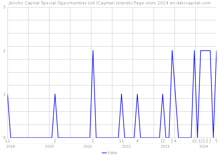 Jericho Capital Special Opportunities Ltd (Cayman Islands) Page visits 2024 