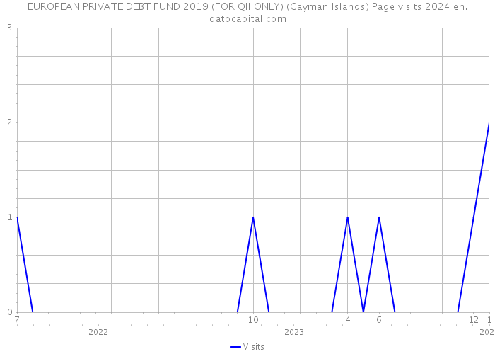 EUROPEAN PRIVATE DEBT FUND 2019 (FOR QII ONLY) (Cayman Islands) Page visits 2024 