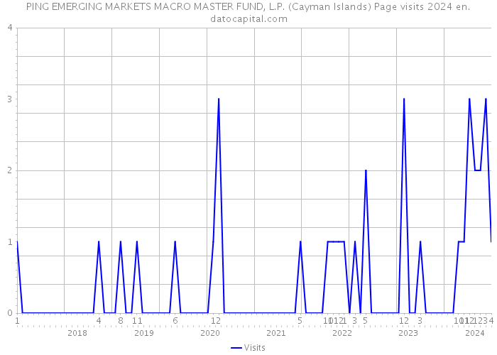 PING EMERGING MARKETS MACRO MASTER FUND, L.P. (Cayman Islands) Page visits 2024 
