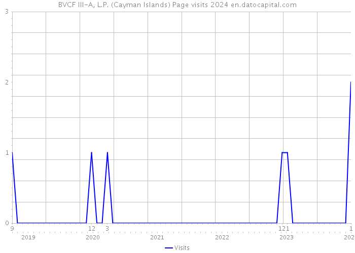 BVCF III-A, L.P. (Cayman Islands) Page visits 2024 
