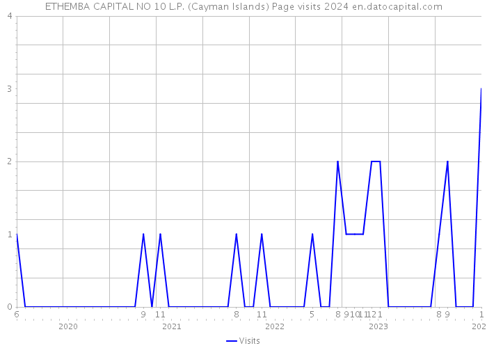 ETHEMBA CAPITAL NO 10 L.P. (Cayman Islands) Page visits 2024 