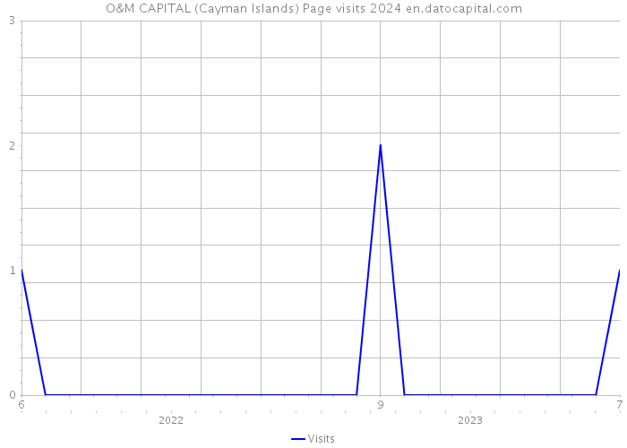 O&M CAPITAL (Cayman Islands) Page visits 2024 