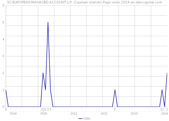 3G EUROPEAN MANAGED ACCOUNT L.P. (Cayman Islands) Page visits 2024 