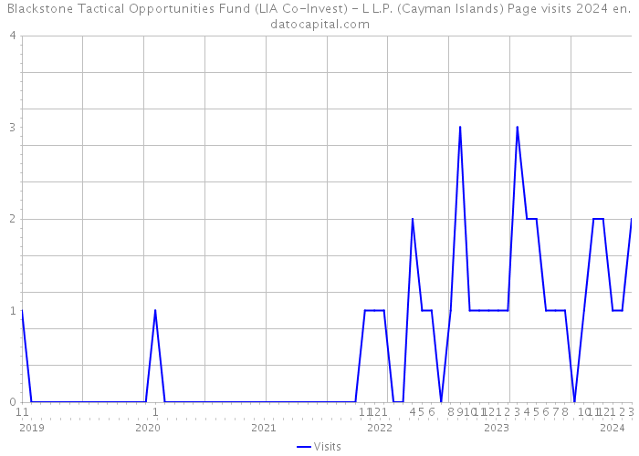 Blackstone Tactical Opportunities Fund (LIA Co-Invest) - L L.P. (Cayman Islands) Page visits 2024 