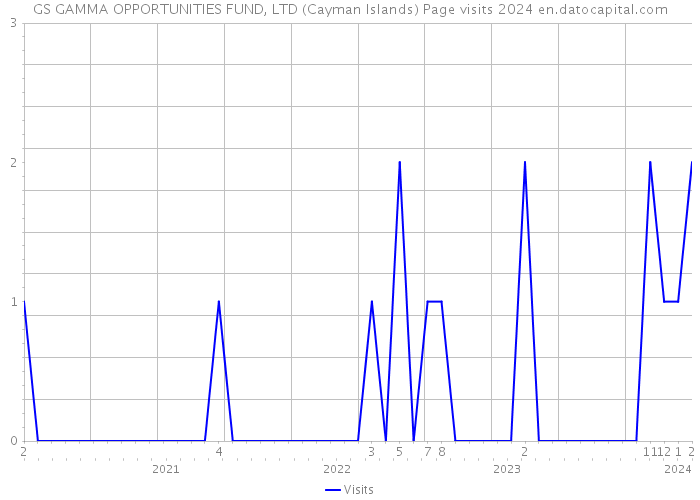 GS GAMMA OPPORTUNITIES FUND, LTD (Cayman Islands) Page visits 2024 