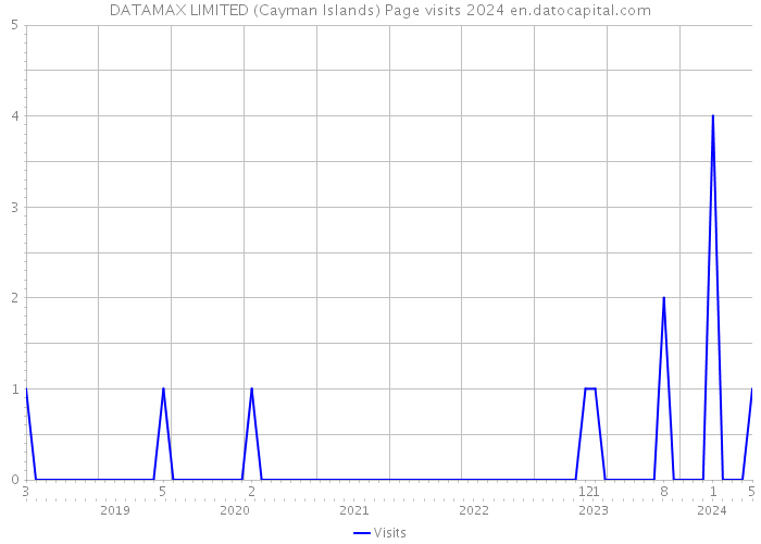 DATAMAX LIMITED (Cayman Islands) Page visits 2024 