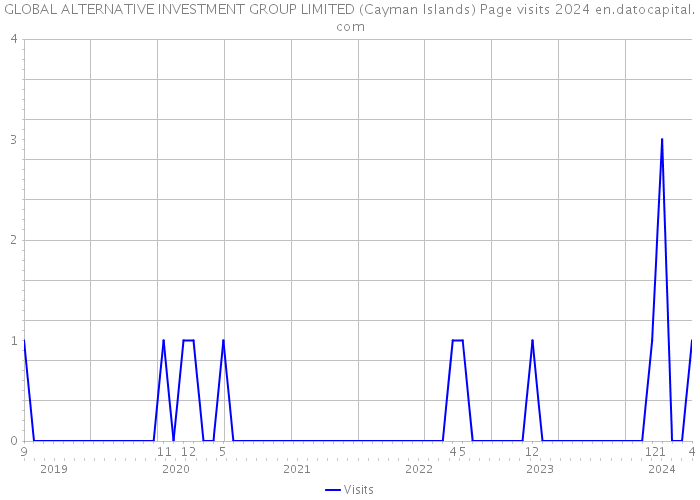 GLOBAL ALTERNATIVE INVESTMENT GROUP LIMITED (Cayman Islands) Page visits 2024 