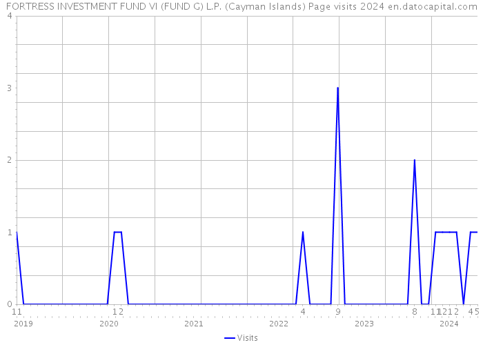 FORTRESS INVESTMENT FUND VI (FUND G) L.P. (Cayman Islands) Page visits 2024 