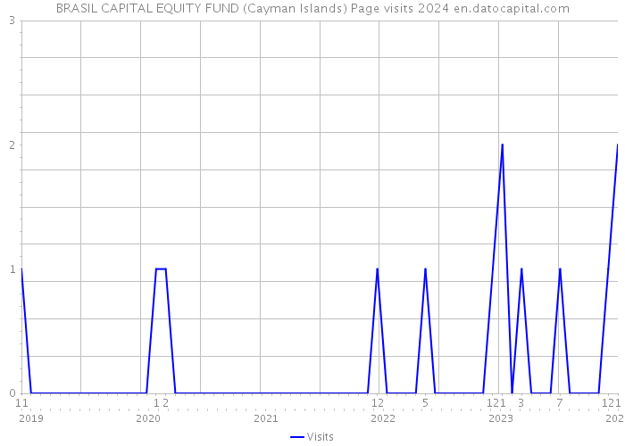 BRASIL CAPITAL EQUITY FUND (Cayman Islands) Page visits 2024 
