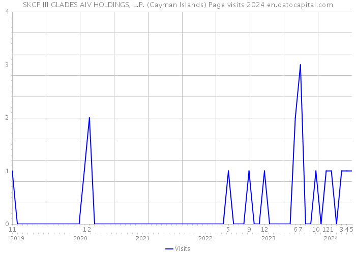 SKCP III GLADES AIV HOLDINGS, L.P. (Cayman Islands) Page visits 2024 