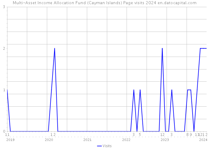 Multi-Asset Income Allocation Fund (Cayman Islands) Page visits 2024 