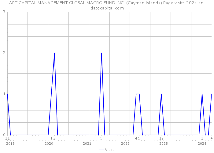 APT CAPITAL MANAGEMENT GLOBAL MACRO FUND INC. (Cayman Islands) Page visits 2024 