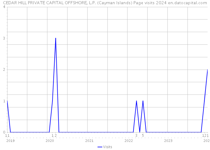 CEDAR HILL PRIVATE CAPITAL OFFSHORE, L.P. (Cayman Islands) Page visits 2024 