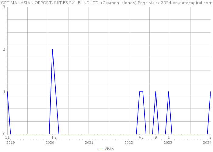 OPTIMAL ASIAN OPPORTUNITIES 2XL FUND LTD. (Cayman Islands) Page visits 2024 