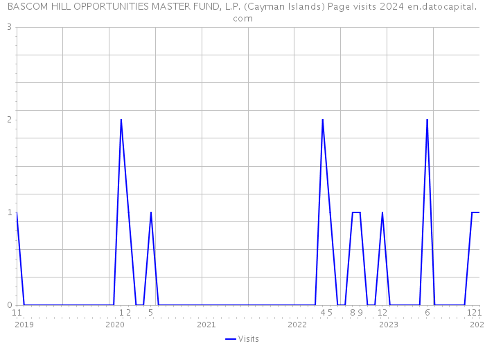 BASCOM HILL OPPORTUNITIES MASTER FUND, L.P. (Cayman Islands) Page visits 2024 